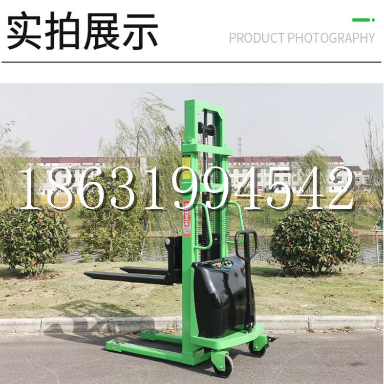 泽库县电动叉车堆高车液压铲车电瓶1吨2吨站驾步行式小型全自动叉车